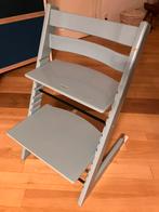 Stokke Tripp Trapp lichtblauw met gliders, Kinderen en Baby's, Kinderstoelen, Ophalen, Gebruikt, Meegroeistoel