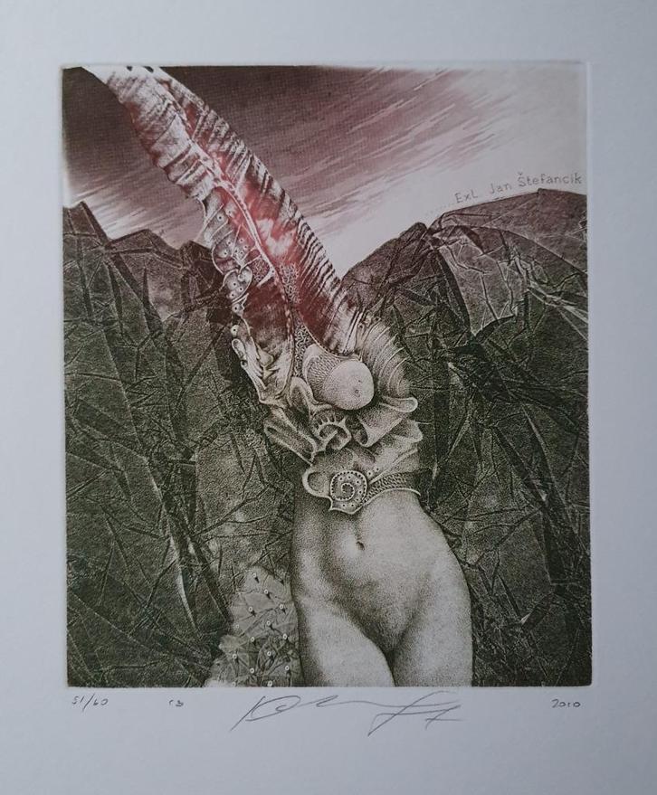 Exlibris /Ex libris J. Jakovenko, landscape, Antiek en Kunst, Kunst | Etsen en Gravures, Verzenden