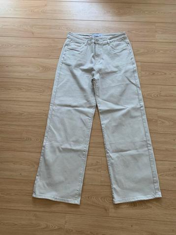 Goodies jeans nieuw wideleg maat 46 beige beschikbaar voor biedingen