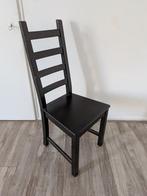 4 IKEA Eetkamerstoelen - Gebruikt, Gebruikt, Zwart, Ophalen of Verzenden, Vier