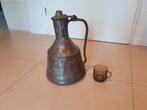 Antieke Koperen Kan met Deksel, Antiek en Kunst, Antiek | Koper en Brons, Ophalen of Verzenden, Koper