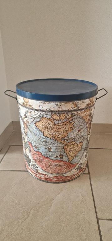 Vintage Opbergton van Bertels Can Company (Wilkes-Barre PA) beschikbaar voor biedingen
