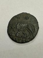 63Romeinse munt. Constantijn de Grote AE3 - Romulus en Remus, Ophalen of Verzenden, Italië, Losse munt