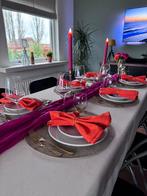 21 diner aankleding Sunset & Peach te huur, Ophalen, Zo goed als nieuw, Verjaardag