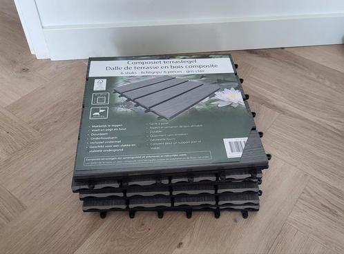 Pak compositie vlondertegels grijs, Tuin en Terras, Terrasdelen en Vlonders, Nieuw, Ophalen