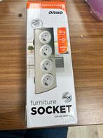 Inox socket, Ophalen of Verzenden, Wandkapstok, Minder dan 100 cm