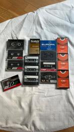 15 onbespeelde cassettebandjes en 58x bespeelde, Ophalen of Verzenden, Zo goed als nieuw