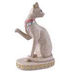 Egyptische Witte Kat Beeld Sphinx Decoratie Godin Farao, Verzenden, Nieuw, Dier