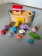 Houten speel boot | ark van Noach | houten dieren, Ophalen of Verzenden, Gebruikt, Ontdekken