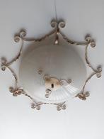 Vintage plafond lamp, Ophalen, Gebruikt, Glas