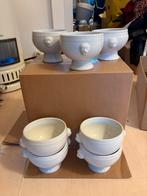 Soepkommen wit 7 stuks, Gebruikt, Keramiek, Ophalen of Verzenden, Kom(men)