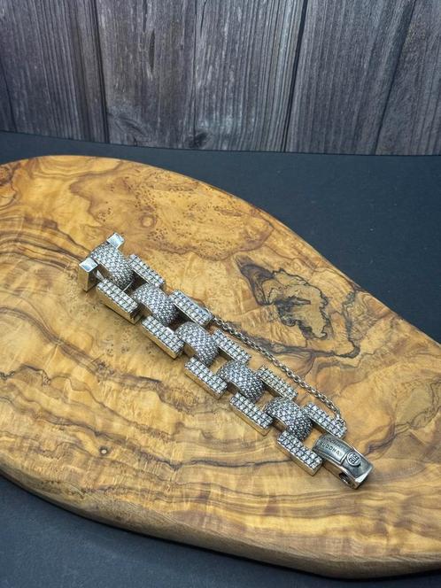 FULL STAR BATUL” armband BUDDHA TO BUDDHA 19,5cm “GEPOLIJST”, Sieraden, Tassen en Uiterlijk, Armbanden, Zo goed als nieuw, Zilver