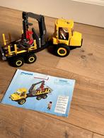 6813 Playmobil Houttransport met kraan, Kinderen en Baby's, Speelgoed | Playmobil, Ophalen of Verzenden, Zo goed als nieuw, Complete set