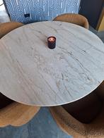 Marmeren tafel beige 120 cm, Ophalen, Rond, 100 tot 150 cm, 100 tot 150 cm