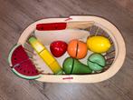 Houten speelgoed fruitmand, Ophalen, Zo goed als nieuw, Overige typen