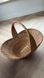 Mooi grote rotan mand met handvat, Ophalen of Verzenden, Zo goed als nieuw, Rond, Riet
