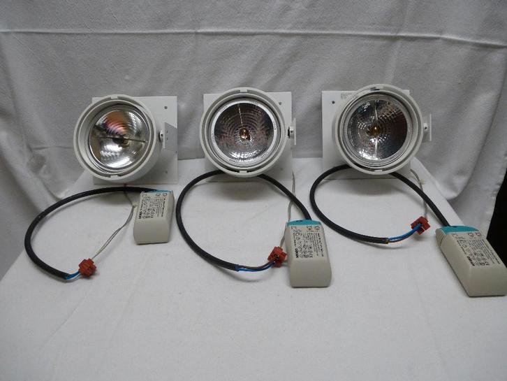 Delta Light Spatio plafond-/opbouwlamp | incl. trafo | izgs, Huis en Inrichting, Lampen | Spots, Zo goed als nieuw, Plafondspot of Wandspot