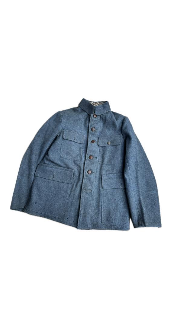 Wo1 Franse jas blue horizon, Verzamelen, Militaria | Algemeen, Landmacht, Foto of Poster, Overige gebieden, Ophalen of Verzenden