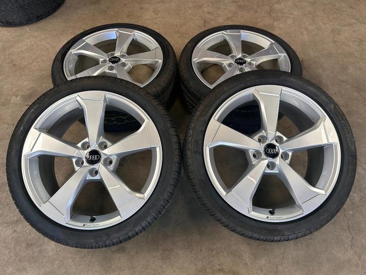 19 inch originele rotor velgen + zomerbanden Audi Q2, Auto-onderdelen, Banden en Velgen, Banden en Velgen, Zomerbanden, 19 inch