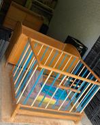 Vintage retro Houten Ledikant met Speelgoed, box, commode, Kinderen en Baby's, Babywiegjes en Ledikanten, Ophalen of Verzenden