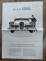 Edsel Folder - 1957 - Nederlands, Ford, Ford edsel, Ophalen of Verzenden, Zo goed als nieuw