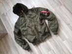 Alpha industries jas maat s smal, Ophalen of Verzenden, Zo goed als nieuw, Maat 46 (S) of kleiner, Zwart