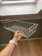 Witte Draadmand met Haken GRATIS, Ophalen, Gebruikt