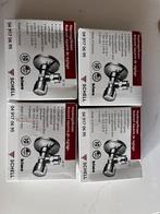 Hoekregelkraan Schell - Nieuw in doos 4 stuks, Ophalen of Verzenden, Nieuw, Chroom, Kraan