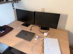 2x HDMI HP monitor 22 inch, HDMI, IPS, Ophalen of Verzenden, Zo goed als nieuw