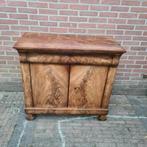 Mahonie houten kastje (l: 91,5 cm b: 43,5 cm h: 88 cm), Ophalen