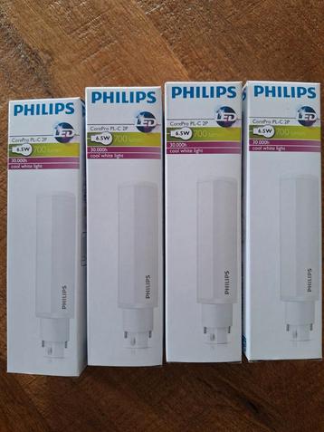 4x Nieuwe CorePro PL-C 2P 6.5W LED Lampen beschikbaar voor biedingen