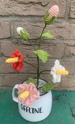 Hibiscus gehaakt -2-, Ophalen of Verzenden, Nieuw, Haken, Overige typen