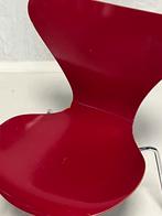 Fritz Hansen vlinderstoel Arne Jacobsen vintage bordeauxrood, Gebruikt, Vintage, Fritz Hansen, Eén