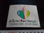 sticker Frankrijk Tourisme Nord - Pas de Calais, Ophalen, Zo goed als nieuw, Bedrijf of Vereniging