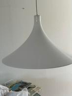 Witte Kunststof Hanglamp, Huis en Inrichting, Lampen | Hanglampen, Ophalen of Verzenden, Gebruikt, Kunststof, Minder dan 50 cm