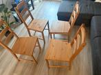 Ikea Jokkmokk stoelen - 4 stuks, Ophalen, Gebruikt, Bruin, Vier