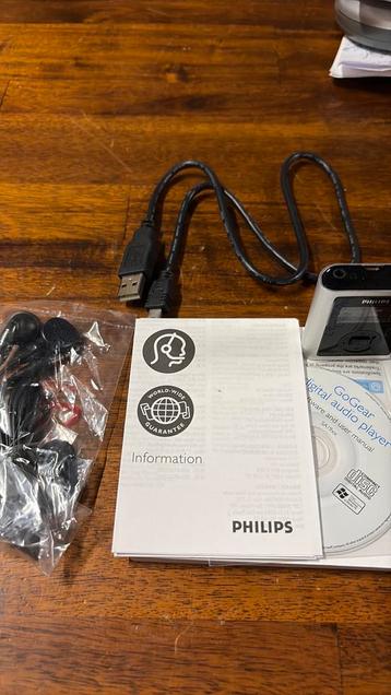 Philips GoGear digital 2 GB audio player met accesoires zgan beschikbaar voor biedingen