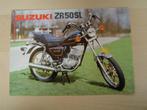 Suzuki ZR50 SL SLP verkoop folder brochure, Fietsen en Brommers, Ophalen of Verzenden, Gebruikt