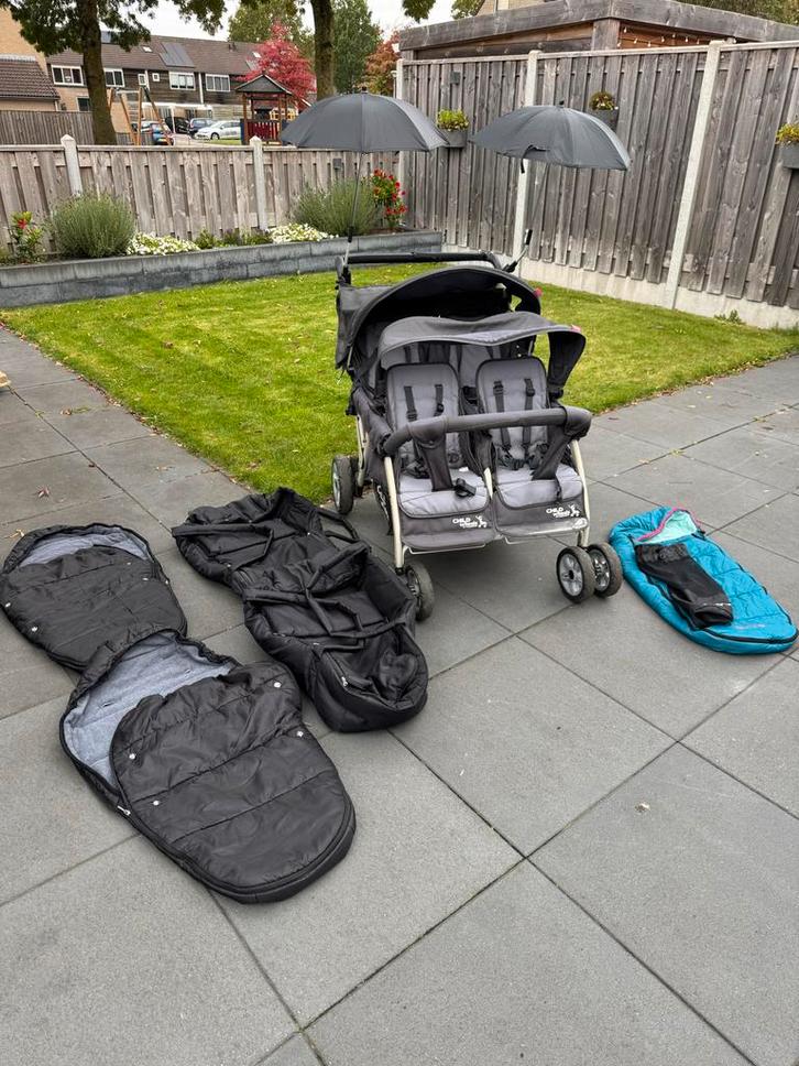 Vierling Kinderwagen - Child Wheels, Kinderen en Baby's, Kinderwagens en Combinaties, Gebruikt, Kinderwagen, Overige merken, Luchtbanden
