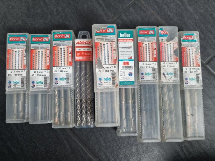 SDS plus boor/hamerboor/boortjes, Doe-het-zelf en Verbouw, IJzerwaren en Bevestigingsmiddelen, Ophalen of Verzenden