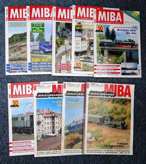 modeltrein bladen MIBA, Hobby en Vrije tijd, Modeltreinen | H0, Zo goed als nieuw, Boek, Tijdschrift of Catalogus, Gelijkstroom