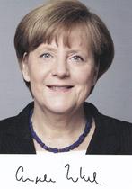Angela Merkel kaart in prima staat ECHTE handtekening, Ongelopen, Sterren en Beroemdheden, Verzenden, 1980 tot heden