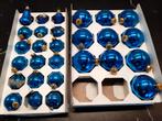 Blauwe Kerstballen, Ophalen of Verzenden, Gebruikt