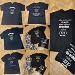 Audi t shirt merk heren zwart grappige tekst bedrukt s/5xl, Ophalen of Verzenden, Nieuw, Overige maten, Zwart
