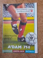 Ajax Toernooi Programma 1989 - A'dam 714, Ophalen of Verzenden, Gebruikt, Ajax, Boek of Tijdschrift