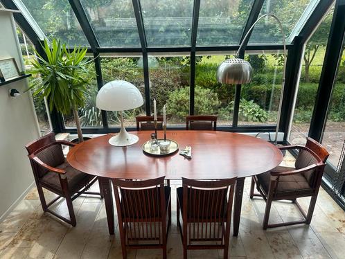 Schuitema decoforma eetkamertafel ovaal UNIEK model, Huis en Inrichting, Complete eetkamers, Zo goed als nieuw, Ophalen of Verzenden