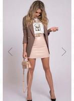 Nikkie vegan leren rok roze 38 nieuw, Kleding | Dames, Rokken, Maat 38/40 (M), Ophalen of Verzenden, Zo goed als nieuw, Roze