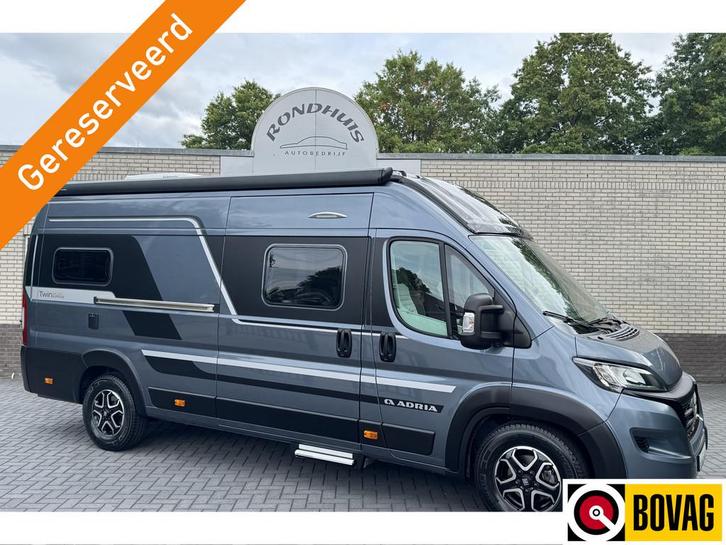 Adria Twin Supreme 640 SGX 140 pk AUTOMAAT 9-Traps Euro6 Fia, Caravans en Kamperen, Campers, Bedrijf, tot en met 2, Buscamper of Camperbus
