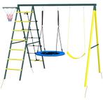 Outsunny Kinder schommel set met 2 schommels basketbalring, Ophalen, Nieuw, Outsunny, Nb