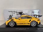 Porsche 911 (992) GT3 RS 2023 geel 1:18 (nieuw), Verzenden, Nieuw, Auto, MiniChamps